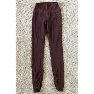 Gymshark x Whitney Simmons Purple Leggings Womens Size XS Ribbed Elastic